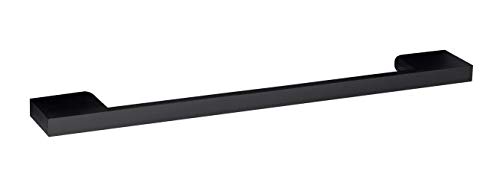 Nuie H018 Handles | Modern Bathroom Designer Square Bar Bathroom Furniture Handle, 192mm Centres, 223mm, Matt Black