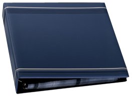 Durable 238807 Visitenkartenringbuch Visifix A4 (mit Register, für 400 Karten) dunkelblau