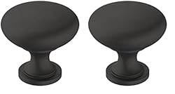 Amerock | Cabinet Knob | Matte Black | 1-1/4 inch