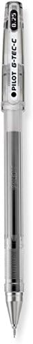 PILOTG-Tec-C Gel Rolling Ball Pens Black, Hyper Fine Point, 4-COUNT (35485)