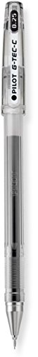 PILOTG-Tec-C Gel Rolling Ball Pens Black, Hyper Fine Point, 4-COUNT (35485)