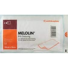 Melolin Qty 5 20cm x 10 cm Individual Sterile Non Adherent Dressings