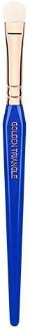 BDELLIUM TOOLSProfessional Makeup Brush - Golden Triangle 773 Shading Blender - With All Vegan and Soft Synthetic Fibers, For shading & Blending (Blue, 1pc)