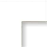 Craig Frames B461 22x28-Inch Mat, Single Opening for 18x24-Inch Image, Crisp White with Cream Core