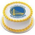 Golden State Warriors Licensed Edible Cake Topper #3696
