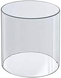 Clear Round Acrylic Cylinder – Easy Set up Round