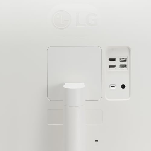 LG 34SR63QA-W 34 inch Smart Curved Monitor with Streaming TV, QHD 1440p, UltraWide Screen, USB Type-C 65W PD, 1800R, webOS, HDR10, 100Hz, Built-in Speaker, AirPlay2, Screen Share, Bluetooth, White