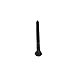 Renovators Supply Manufacturing Lag Bolts 4 in. Black Zinc Plated Steel Lag Screws with Hexagonal Head Pack of 50