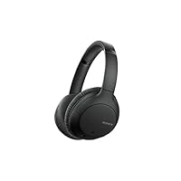 Sony Noise Cancelling Headphones WHCH710N: Wireless Bluetooth Over the Ear Headset with Mic for Phone-Call, Black