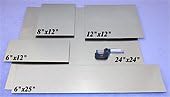 Stainless Steel Shim Flat Sheet, 0.020" x 6" x 12", Grade 301 Certified , Full Hard Temper