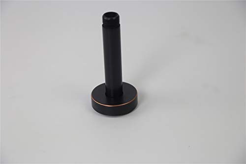Weirun Bathroom 1/2 NPT Brass 4-Inch Round Straight Shower Arm for Fixed Shower Head with Flange Ceiling Mount,Oil Rubbed Bronze - Thumbnail 6