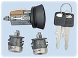 Strattec 7012802 Ford Ignition/2 Door Locks Set (Coded with keys)