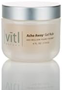 Vitl Waters Ache Away Gel Rub - Natural ointment to aide in the relief of sore muscles &amp; joint pain, Arthritis, back &amp; knee inflammation, Tendonitis, Tennis Elbow &amp; so much more