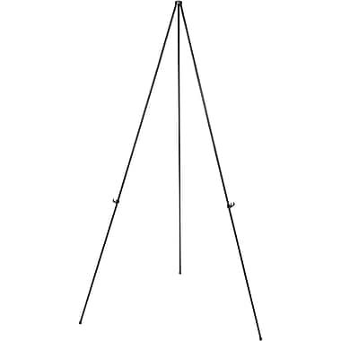 Staples Instant Display Easel With Carrying Case, Black Frame