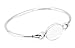 LGU Sterling Silver Polished Engravable Oval Bangle Bracelet for Infant or Small Toddler