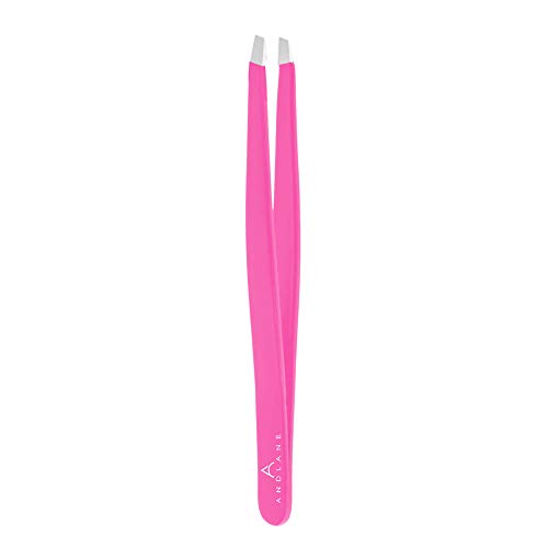Andlane Tweezers Set - Professional Stainless Steel 5-Piece Precision Tweezer for Men & Women - Great for Facial Hair Removal, Eyebrow Shaping, Splinters & Ingrown (Pink) - Thumbnail 5