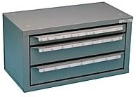 Huot Metal Index for Jobber Drill Bits, Letter Sizes A to Z (holds 26 bits)