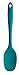 RSVP International Ela's Favorite Silicone Spatula Spoon, Turquoise, 11