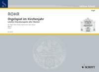 Orgelspiel im Kirchenjahr: Leichte Choralvorspiele alter Meister. organ (without Pedal), harmonium or piano.