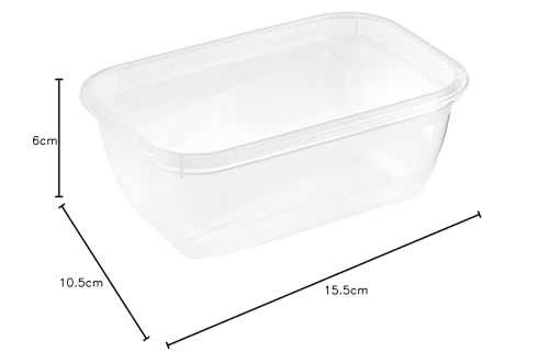 keeeper Tiefkühldosenset 5-teilig, Wiederbeschreibbarer Deckel, 5 x 500 ml, 15,5 x 10,5 x 6 cm, Mia Magic Ice, Nordic Blue 8