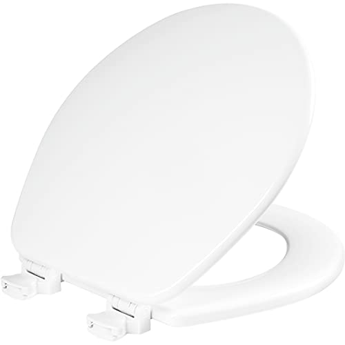 Mayfair 113EC 000 Soft Toilet Seat, 1 Pack Elongated, White Madcity