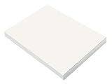 SunWorks Heavyweight Construction Paper, 9 x 12 Inches, White, 100 Sheets