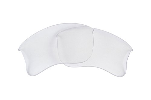 New SEEK OPTICS Replacement Lenses Oakley HALF JACKET 2.0 XL - Crystal Clear