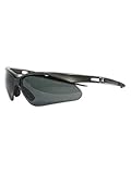KLEENGUARD V30 Nemesis Polarized Safety Glasses (28635), Polarized Smoke Lenses, Gunmetal Frame