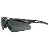 Jackson Safety V30 Nemesis Polarized Safety Glasses (28635), Polarized Smoke Lenses, Gunmetal Frame