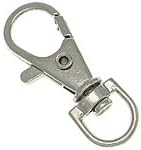 10 Pack Zinc Alloy Lobster Swivel Clasp, 1.33cm x 3.6cm, Lobster Claw Swivel Clasps, BRAND NEW