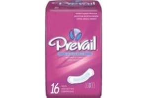 (Pack of 16) Prevail Bladder Control Pads Moderate Absorbency, White by First Quality Model# BC013 (1 Pack of 16 Pads)