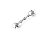 316L Surgical Steel Straight Barbell 12g 3/4