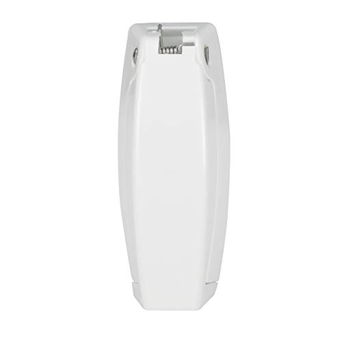 image for RecPro RV White Rounded Baggage Door Catch Compartment Clips Latch | C