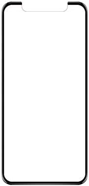 Cactus Ultra Thin 5D Full Tempered Glass Curved Screen Protector Film for iPhone X (10) - Black for iPhone X (10)