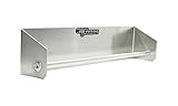Pit Posse - Garage/Trailer Tie-Down Hanger Storage Organizer - Race Car Enclosed Trailer Shop NHRA Aluminum - Hangs On Garage Walls, Drywall, Wood Or Steel Trailer Studs -Silver