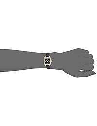 Armitron 75   5597BKGPBK - Reloj de cuarzo para mujer (metal y cuero), color negro