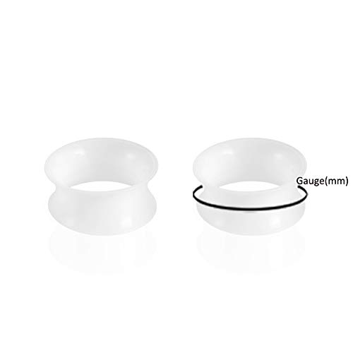 Jusway Gauges for Ears Silicone Ear Plugs and Tunnels Ear Stretching