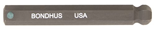 Bondhus 31445 ProHold Socket Ball Bit Set with ProGuard Finish, 2