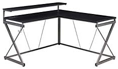 ZLD Performance Series 1.6 L-Shaped Gaming/Work Desk, Black