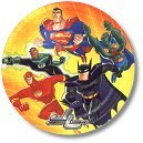 Justice League Dessert Plate 8 Count by Hallmark