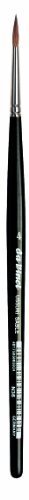 da Vinci Watercolor Series 36 Paint Brush, Round Russian Red Sable with Black Handle, Size 4