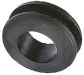 Rubber Products Distributors, Large Rubber Grommet, Material: Neoprene (Chloroprene), Color: Black, Qty: 1