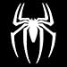 Spiderman Spider Logo Vinyl Decal Sticker|Cars Trucks Vans Walls Laptops|WHITE|5.5 In|KCD759