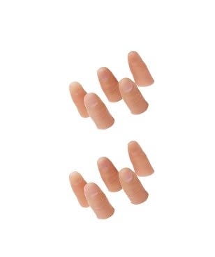 Photo 1 of 10Pcs Complexion Magic Trick Fingers Fake Thumb Tips Stage Show Prop Prank Magic Kits and Accessories Novelty and Gag Games