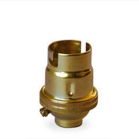 Lamps and Lights lampholder BC Half inch entry - no shade rings