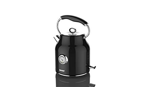 Homeart Electric Kettle, Stainless Steel, Stylish, 1.7 Liter, Black