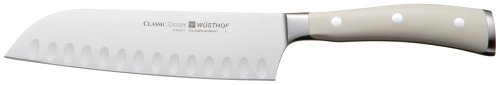 Wusthof 4176-6 Wusthof Classic Ikon Santoku, Hollow Edge, Creme