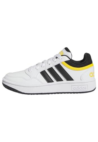 adidas Unisex Kinder Hoops Shoes, Cloud White/Core Black/Bold Gold, 30 1/2 EU thumbnail 1