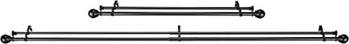 1 AmazonBasics+Double+Curtain+Round+Finials