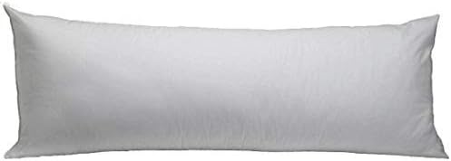 Luxurious Collections Solid Pattern 800 Thread Count Egyptian Quality Cotton One Pair Body Pillow Cover (Bodypillow Cases 20" x 60", Silver Grey).